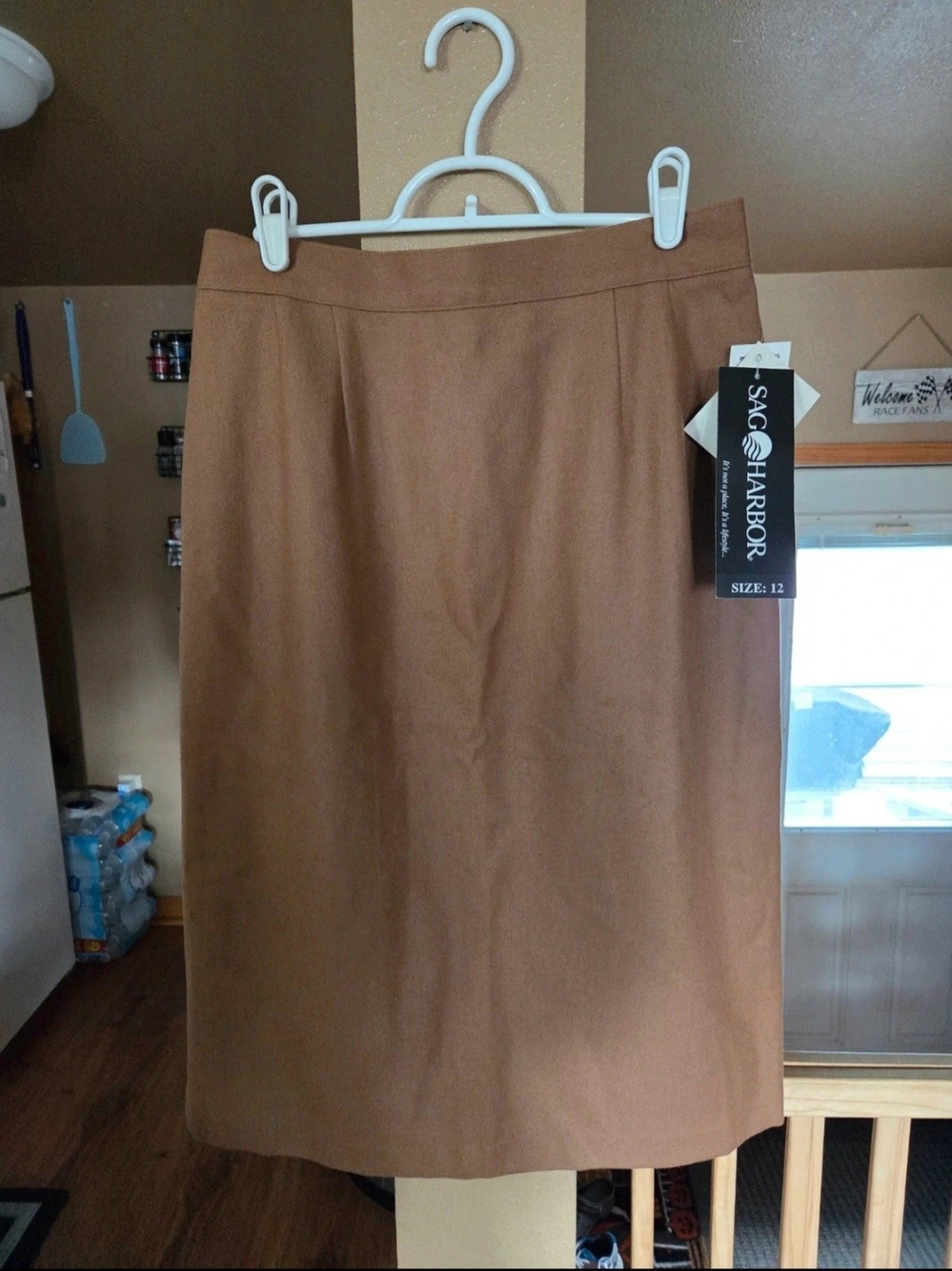 Sag Harbor Women's Size 12 Straight Pencil Skirt vintage NWT Wool